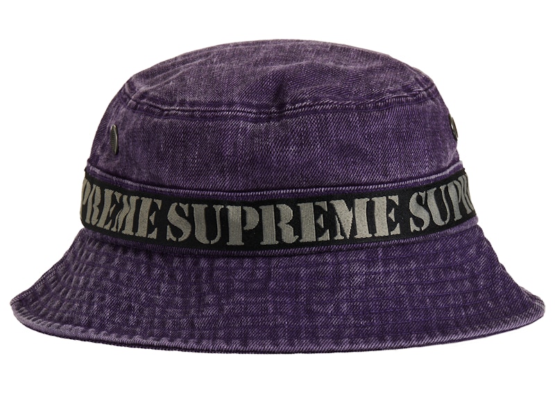 Supreme Stencil Webbing Boonie Purple - SS23 - US