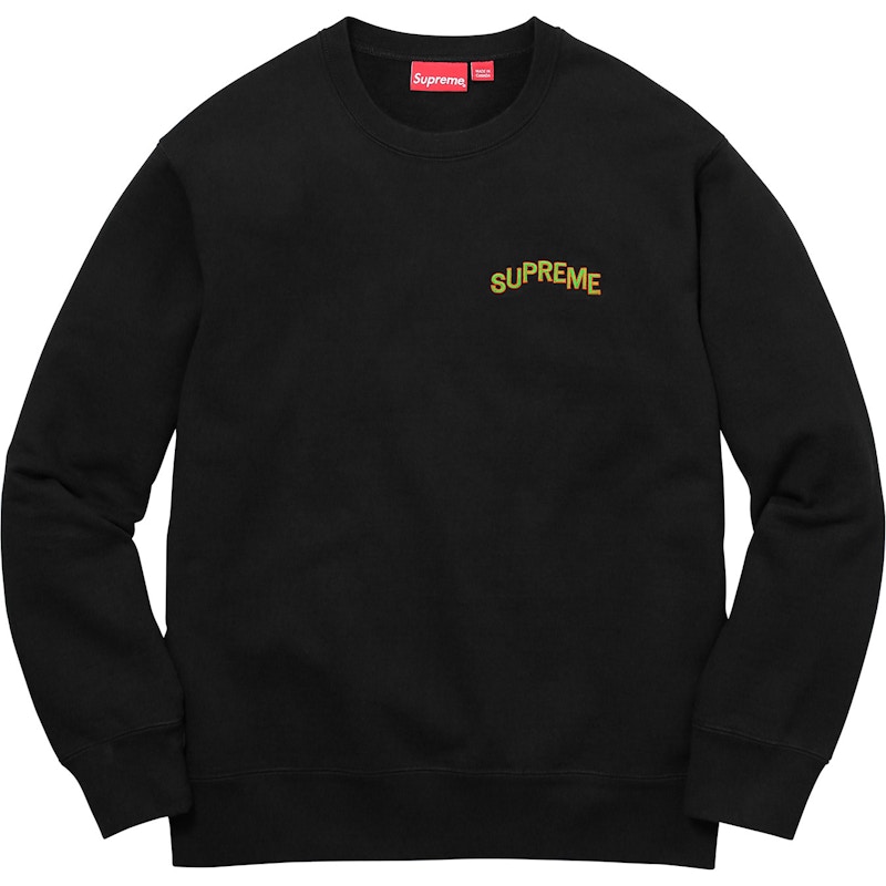 Supreme Step Arc Crewneck Black Men's - FW17 - US