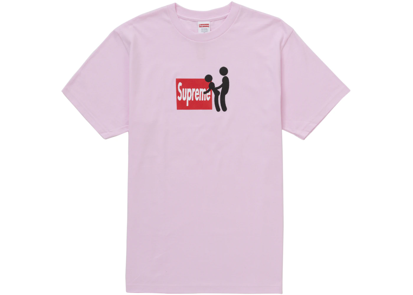Supreme Stick Tee Pink Men's FW25 US - Main Image