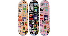 Supreme Stickers Skateboard Deck Set