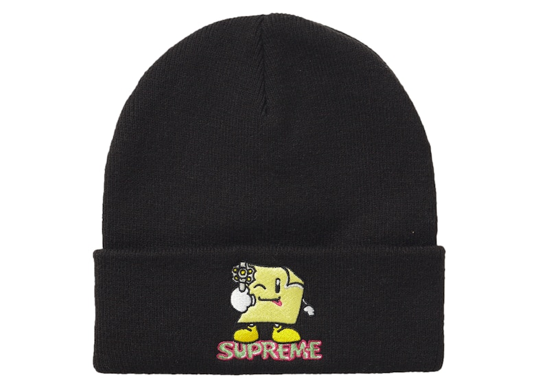 Supreme Sticky Note Beanie Black