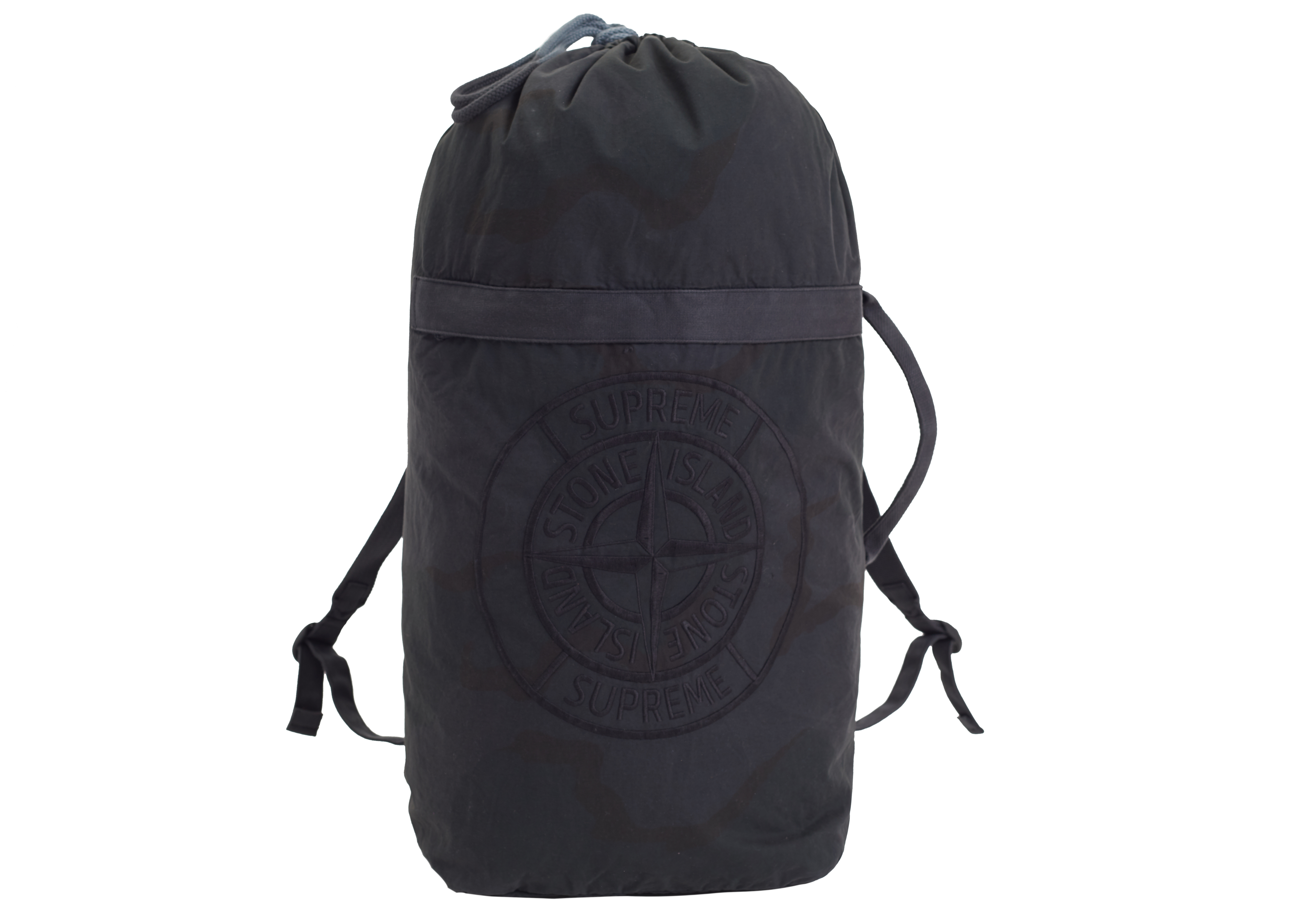 Supreme Stone Island Camo Backpack 黒