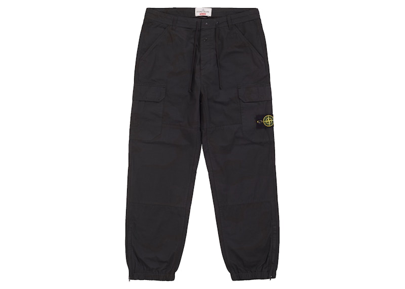 Supreme Stone Island Camo Cargo Pant Black Camo