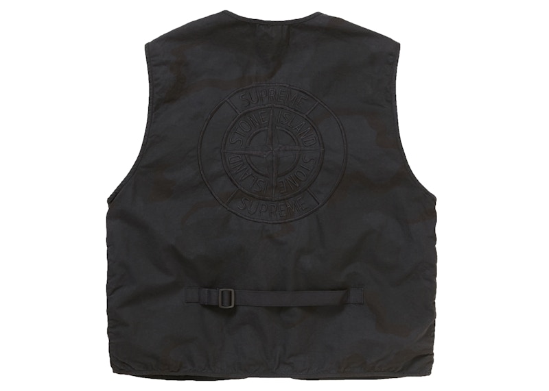 定期入れの Supreme×STONE ISLAND カーゴベスト 'Cargo Vest Camo