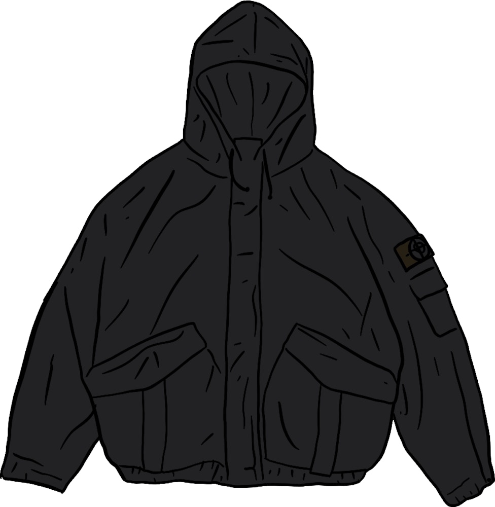 Supreme Stone Island Corduroy Jacket Black Fw Supreme Stone Island Corduroy Jacket Black Fw