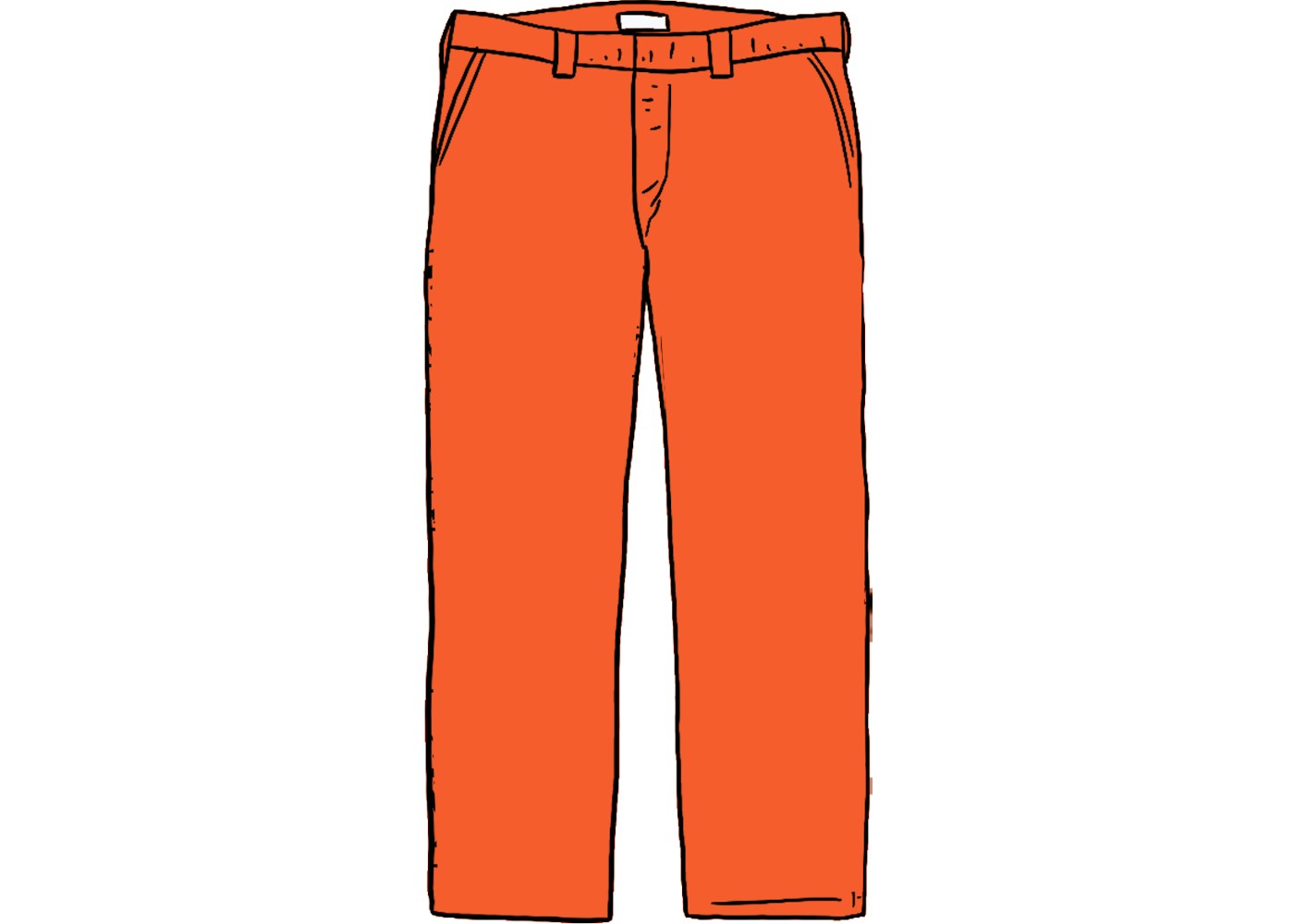 Supreme Stone Island Corduroy Pant Orange Fw Supreme Stone Island Corduroy Pant Orange Fw