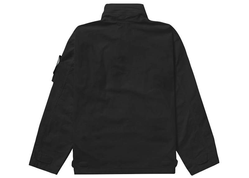 Supreme Stone Island Cotton Cordura Shell Jacket Black Men's