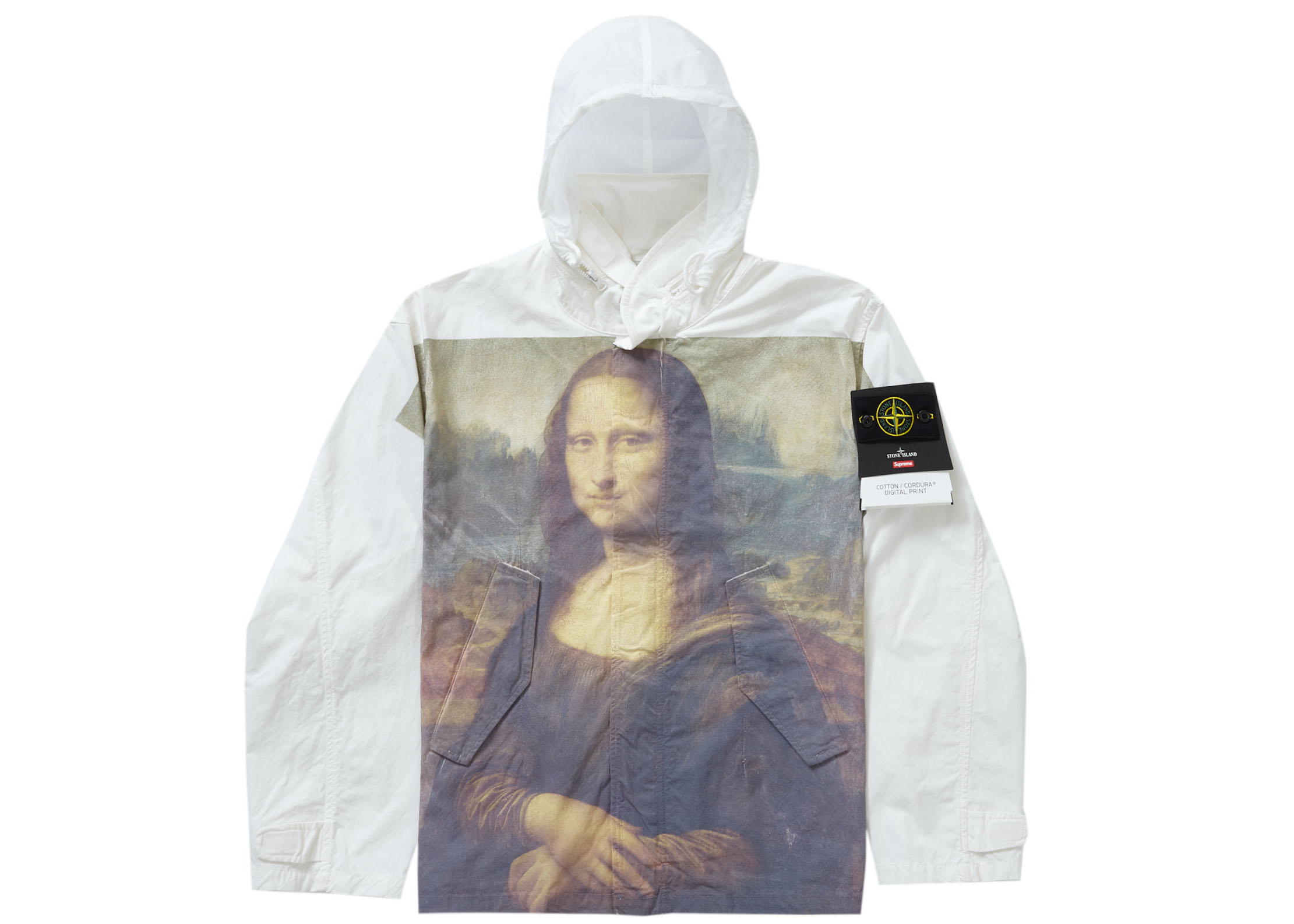 Supreme Stone Island Cotton Cordura Shell Jacket Mona Lisa Men's
