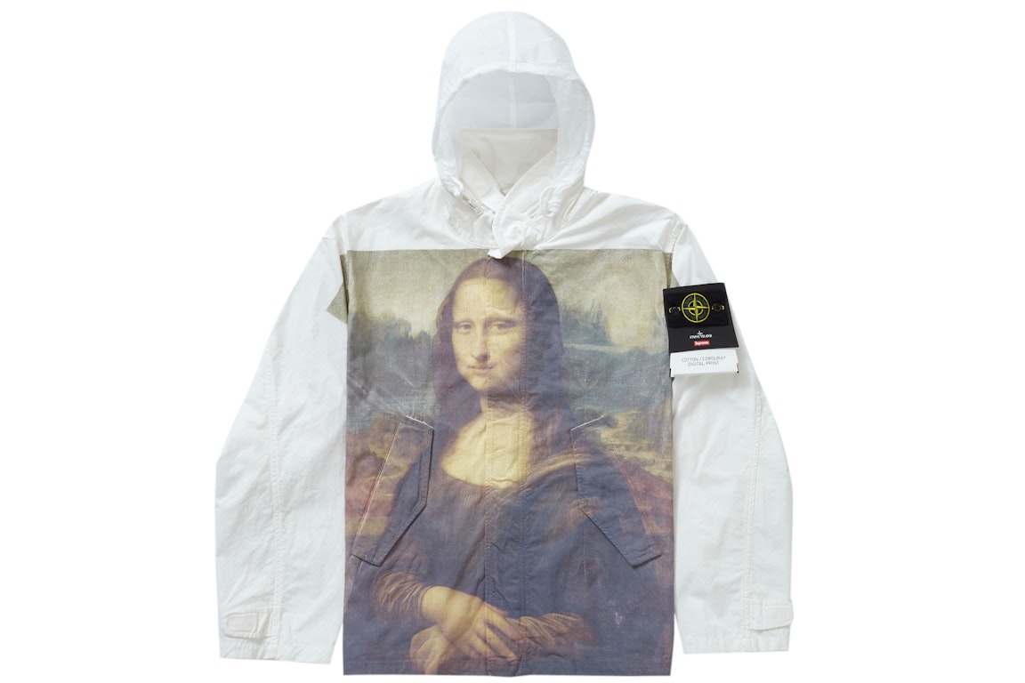 Pre-owned Supreme Stone Island Cotton Cordura Shell Jacket Mona Lisa