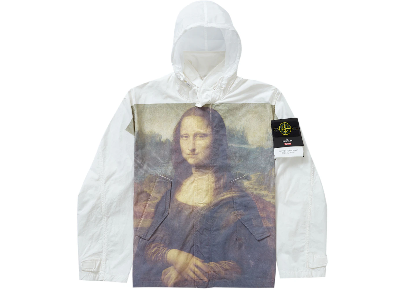 Supreme Stone Island Cotton Cordura Shell Jacket Mona Lisa Men's
