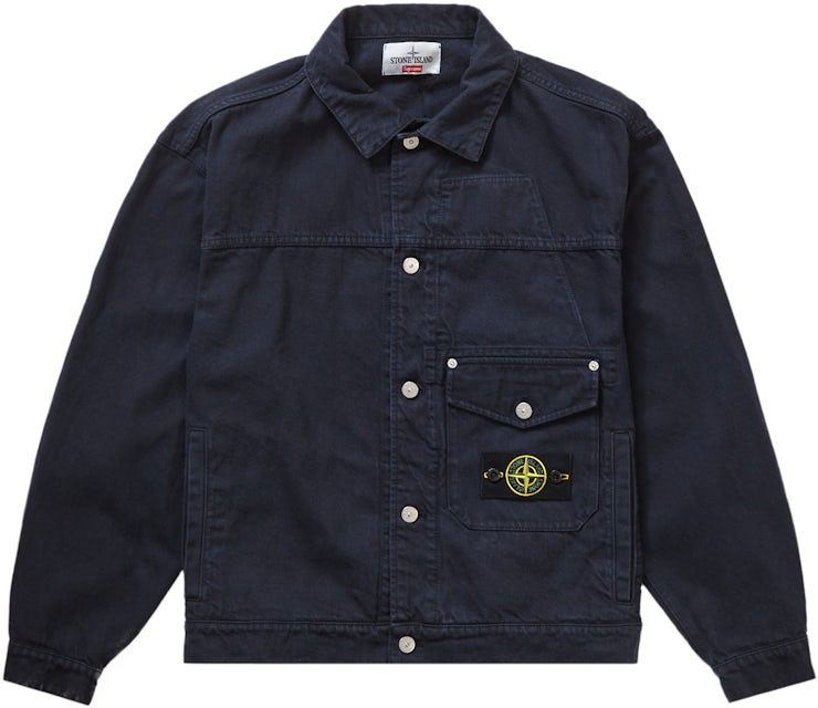 Louis Vuitton Flocked Monogram Denim Jacket Navy. Size 36