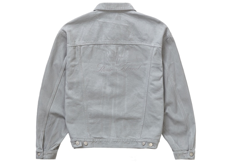 Supreme Stone Island Denim Trucker Jacket Reflective メンズ - FW23 ...