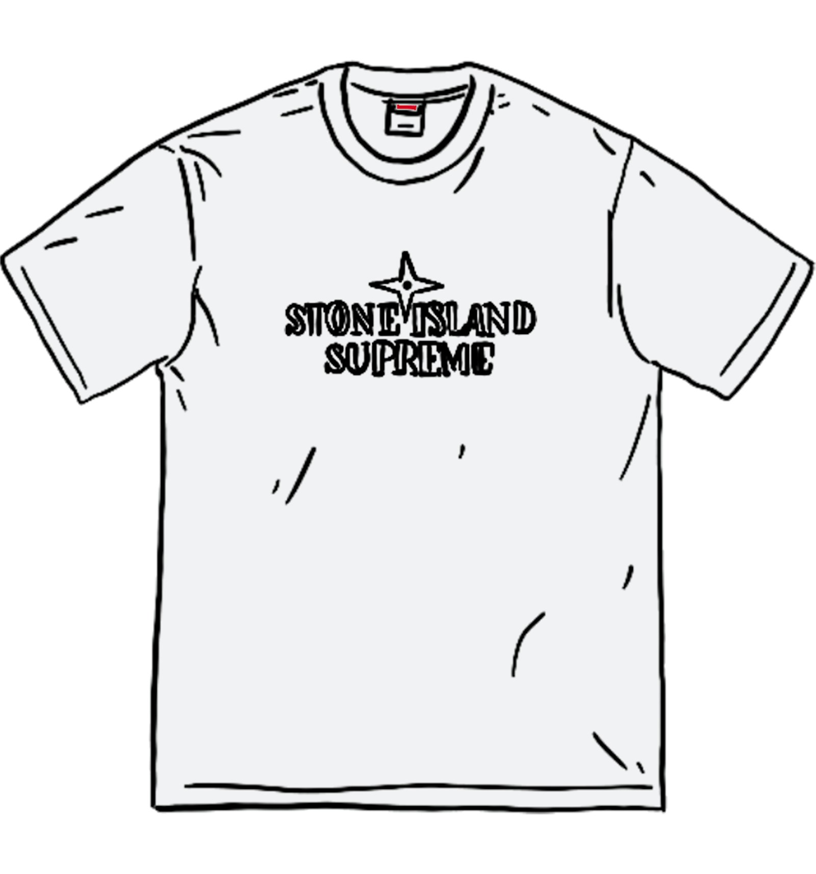 Supreme Stone Island Embroidered Logo S/S Top White - FW20 Men's - US