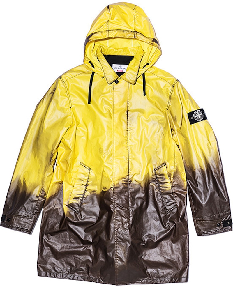 supreme x stone island coat