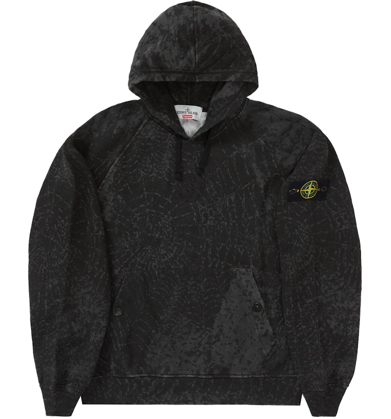 Supreme Stone Island Hooded Sweatshirt (FW23) Black Men's FW23 US