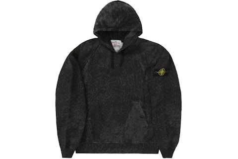 Supreme Stone Island Hooded Sweatshirt (FW23) Black Men's FW23 US