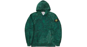 Supreme Stone Island Hooded Sweatshirt (FW23) Dark Green