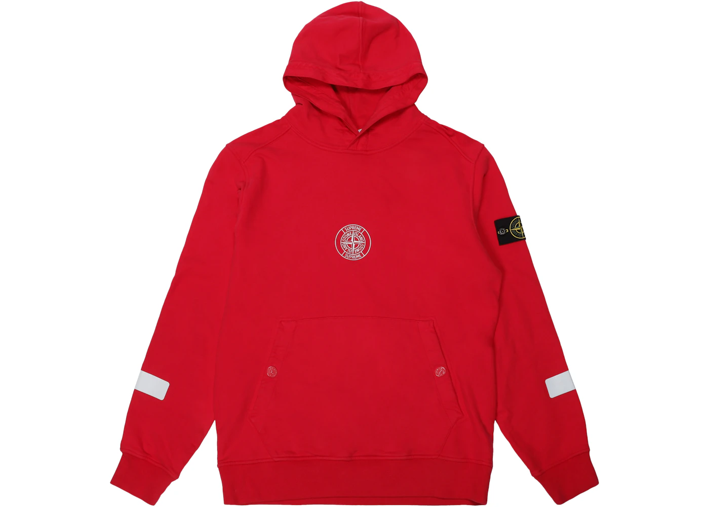Supreme Stone Island Hooded Sweatshirt Magenta Men's FW17 US