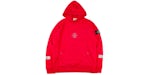 Supreme Stone Island Hooded Sweatshirt Red