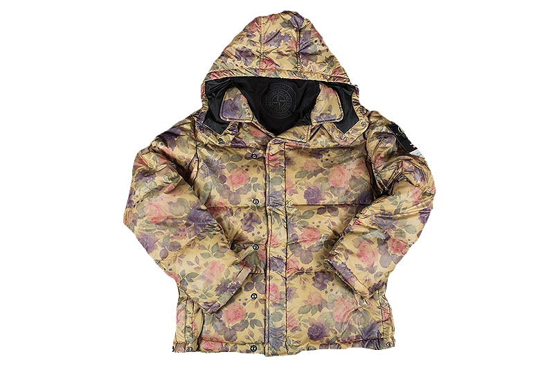 Supreme Stone Island Lamy Cover Stampato Puffy Jacket Copper