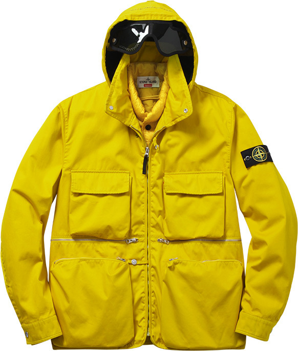 Supreme Stone Island Nero Jacket Yellow - FW14 - US