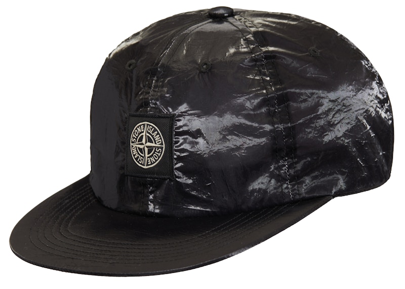 Supreme Stone Island New Silk Light 6-Panel Black