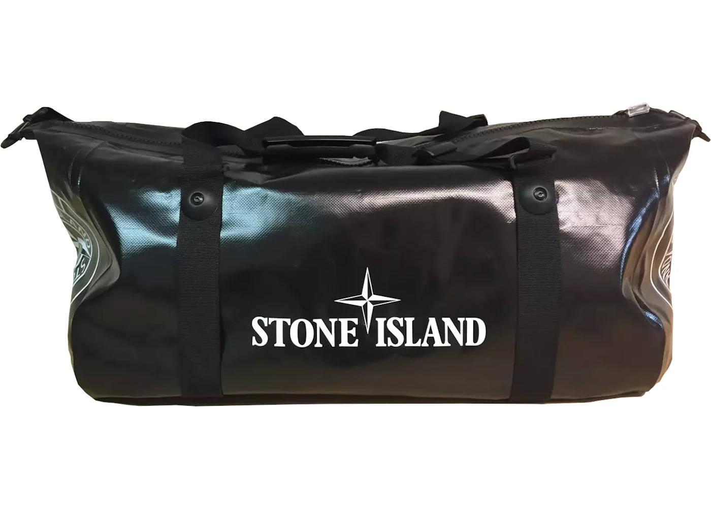 Supreme Stone Island Ortlieb Pvc Duffle Bag Black - SS16 - US