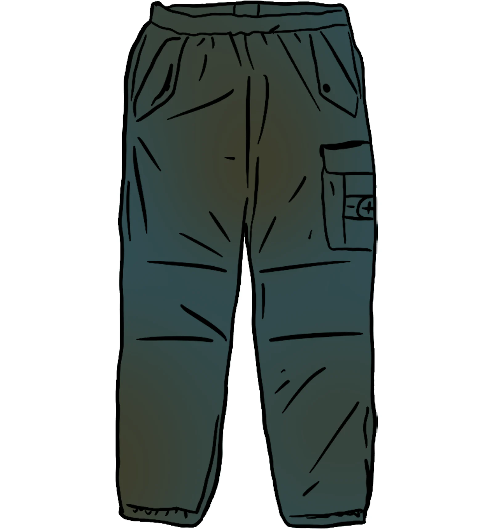 Stone island supreme cargo top pants