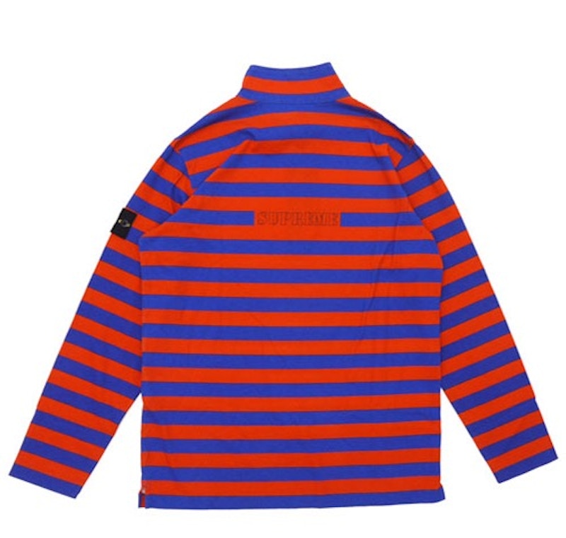 Stone island supreme on sale striped long sleeve