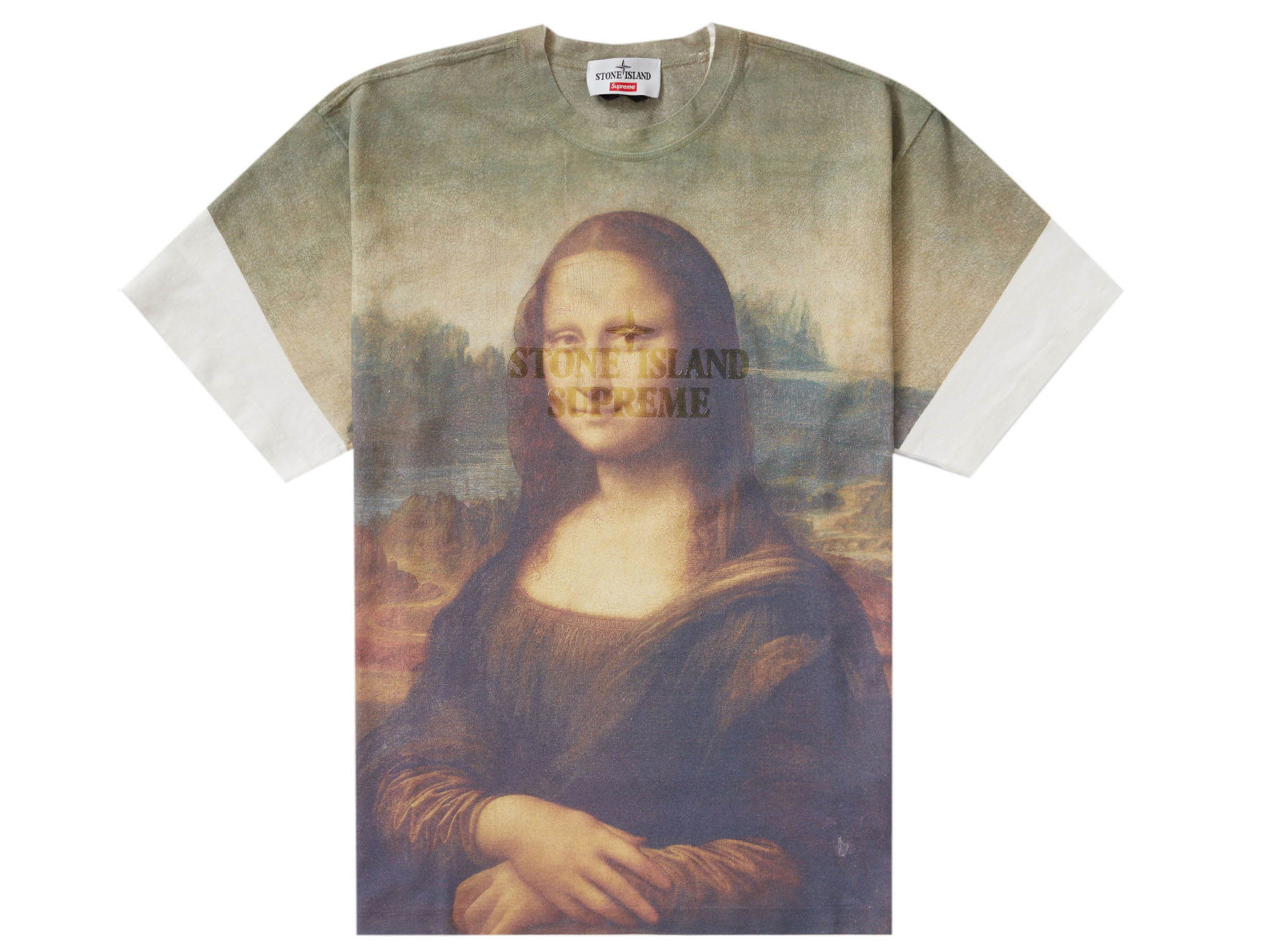 Supreme Stone Island S/S Top Mona Lisa Tシャツ/カットソー(半袖/袖なし) トップス メンズ まとめて割