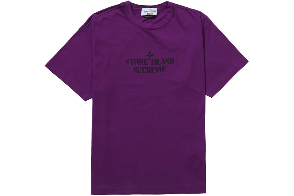 Supreme Stone Island S/S Top Purple