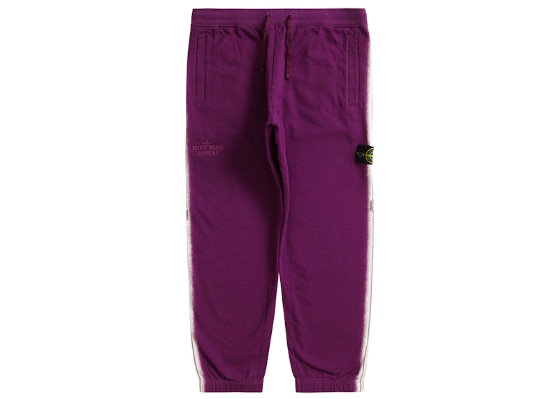 Supreme StoneIsland Stripe Sweatpant Tan