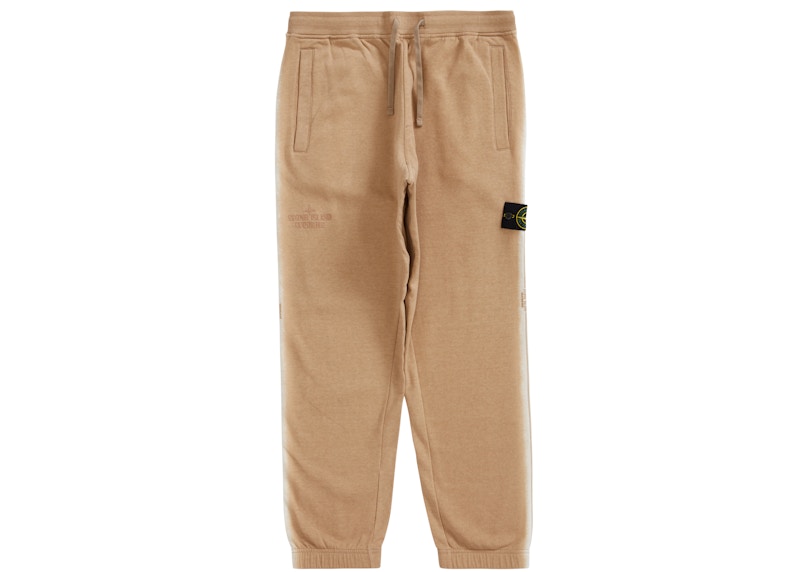 Supreme Stone Island Stripe Sweatpant Tan Men's - SS22 - US