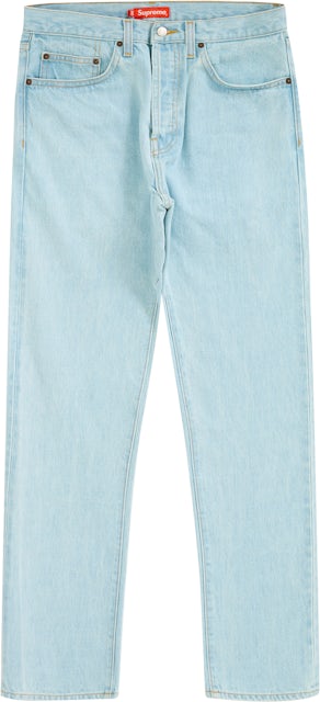 Louis Vuitton Washed Slim Jeans Washed Indigo. Size 32