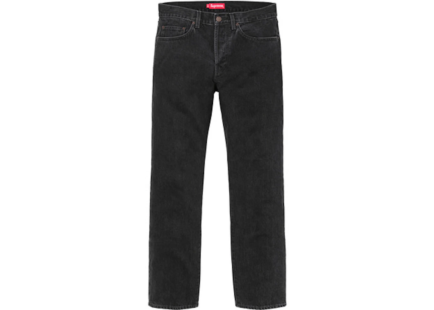 Supreme Stone Washed Slim Jeans Black Men's - SS18 - GB