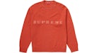 Supreme Stone Washed Sweater Red