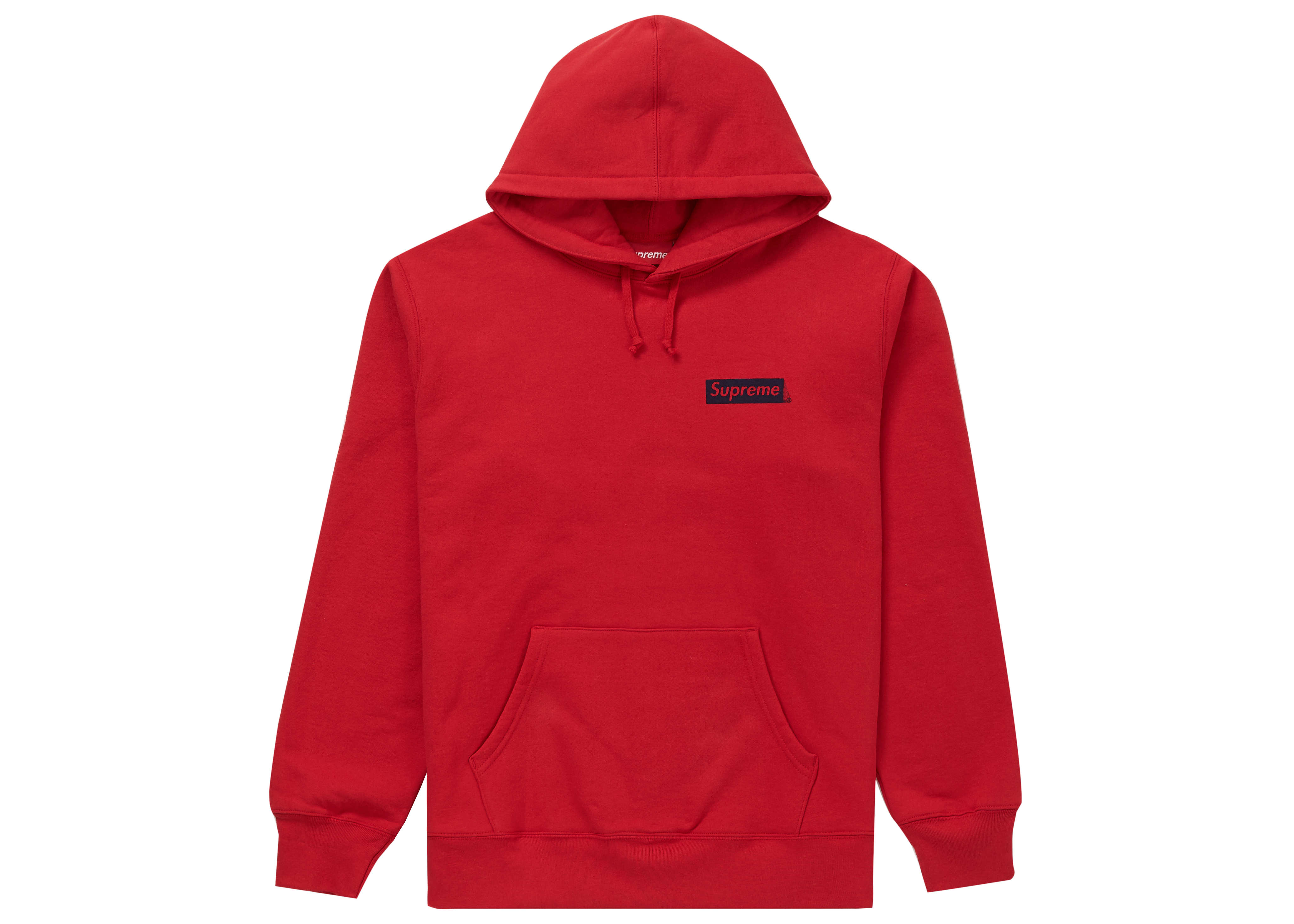 Supreme Stop Crying Hooded Sweatshirt Red