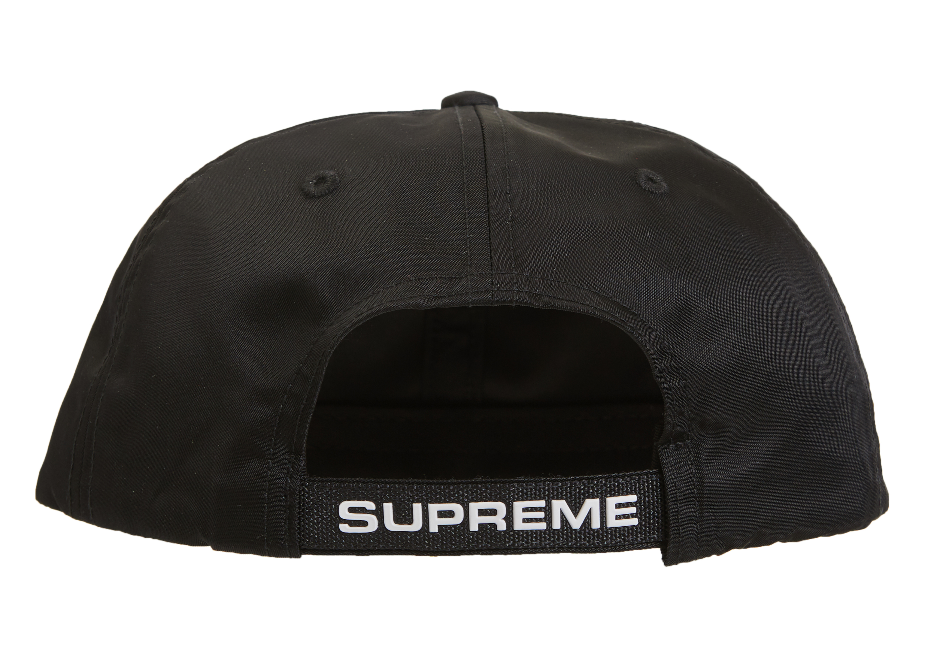 Supreme Strap Logo 6-Panel Black - FW18 - JP