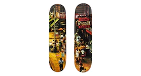 Supreme Street Scene Left & Right Skateboard Deck Multi Set