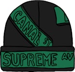 Supreme Street Signs Sweater Black Men's - SS21 - US