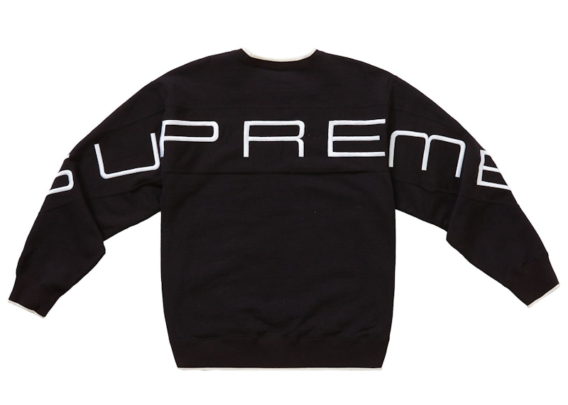 Supreme Stretch Crewneck Black Men's - SS22 - GB