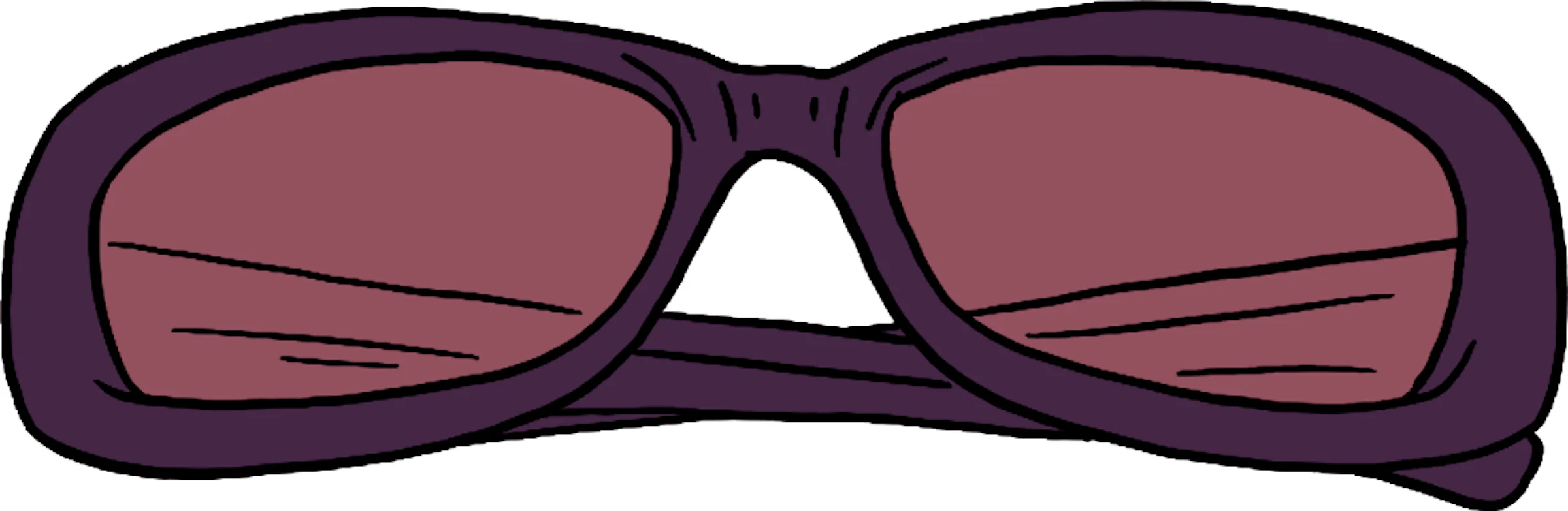 Supreme Stretch Sunglasses Iridescent Purple