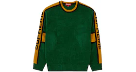 Supreme Stripe Chenille Sweater Green