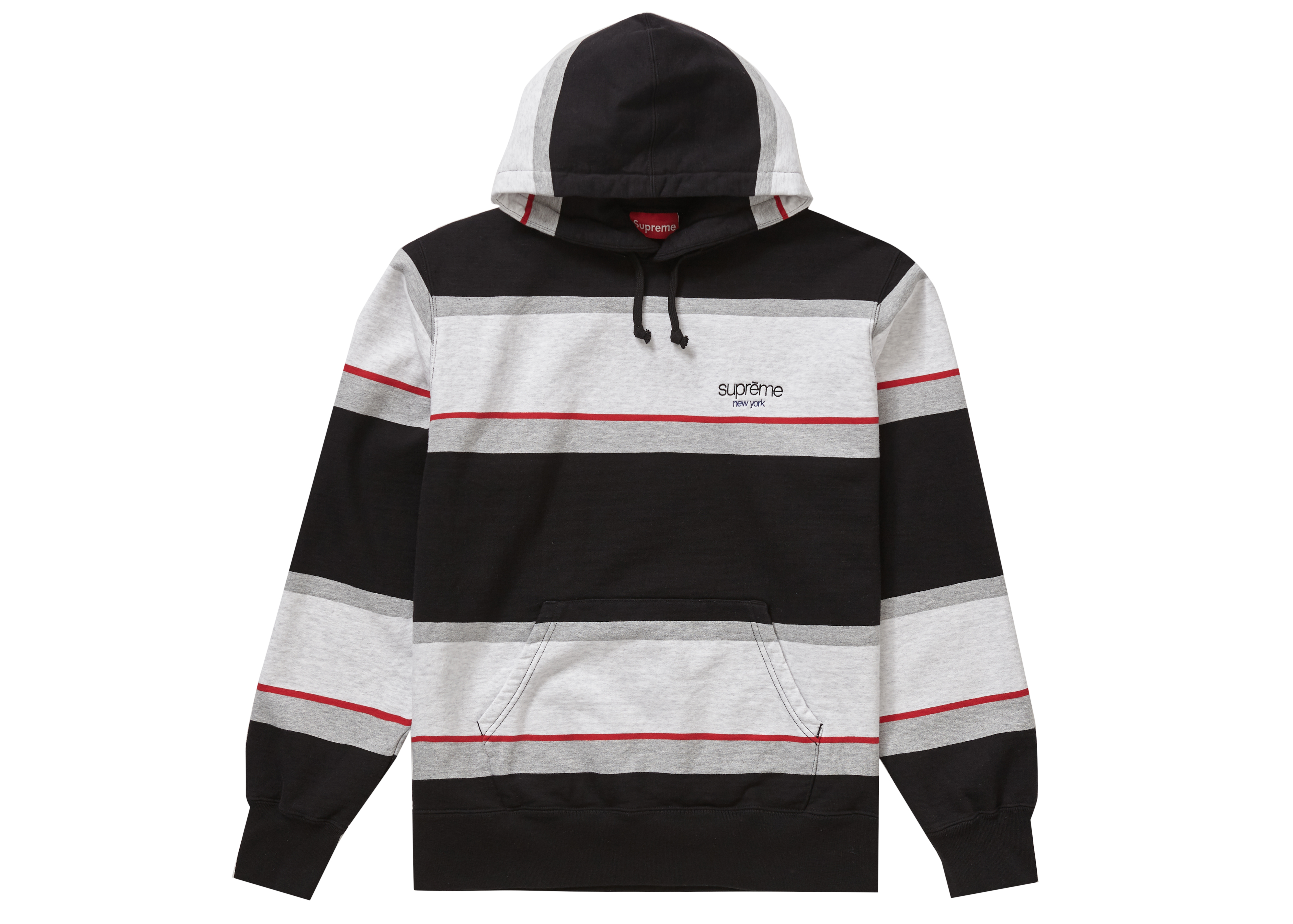 Supreme Nike Stripe Hooded Sweatshirt Tan Men's - SS19 - US