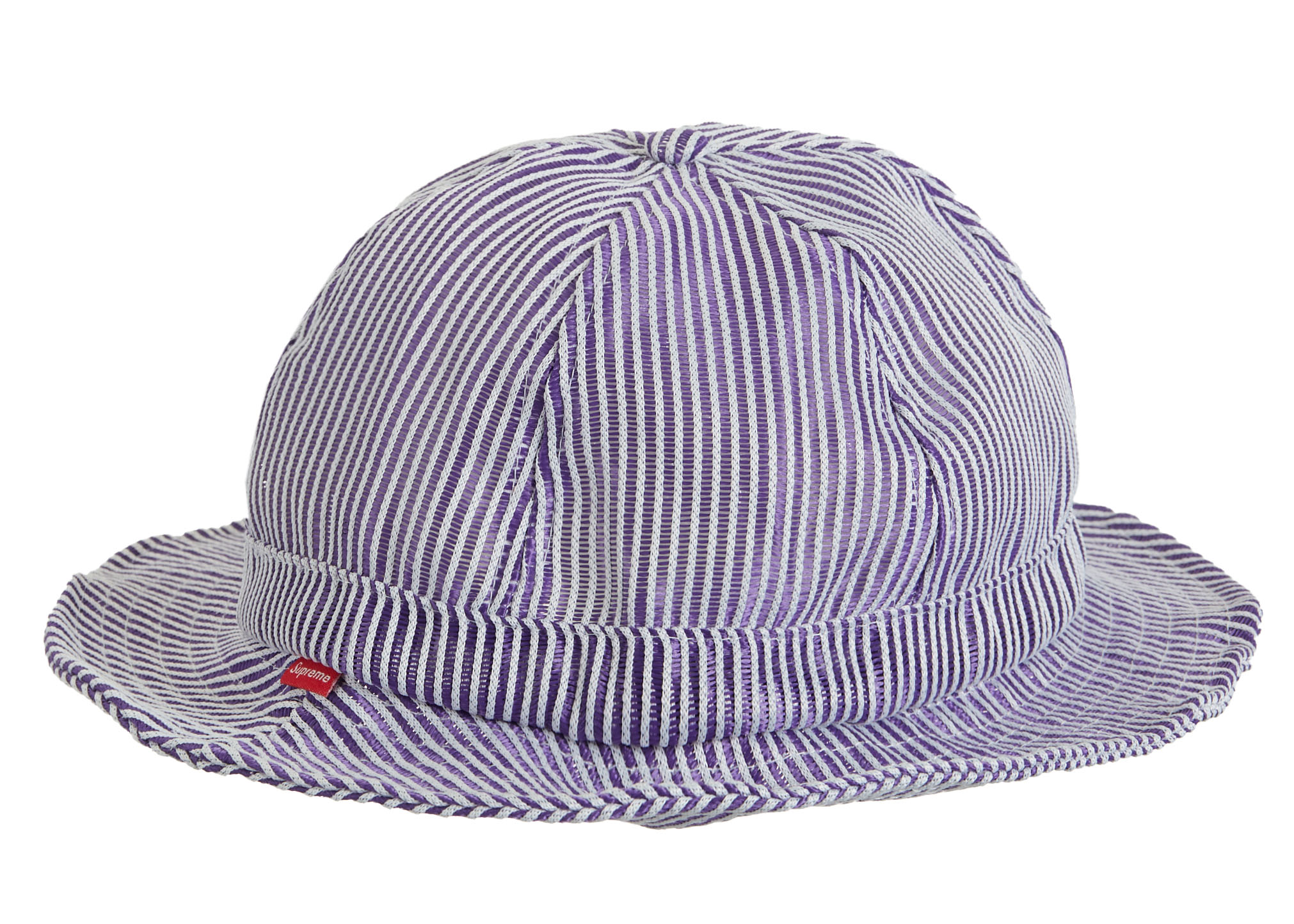 Supreme Stripe Mesh Bell Hat Purple - SS22 - TW