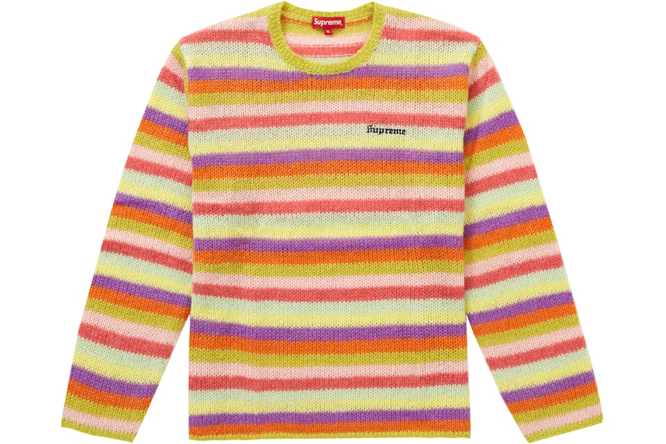 Supreme stripe sweater Clearance
