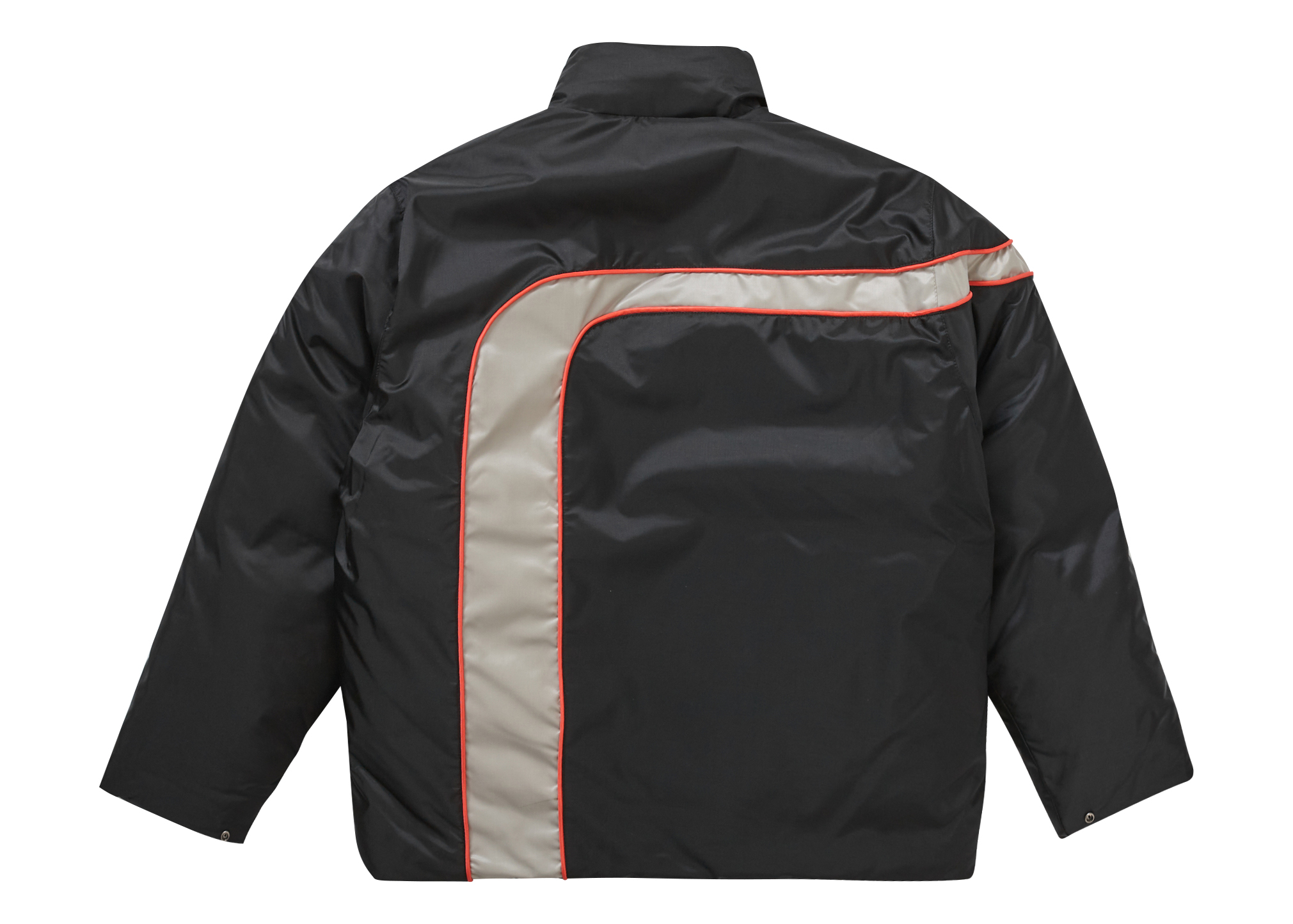Supreme Stripe Puffer Jacket Black Men's - SS23 - US