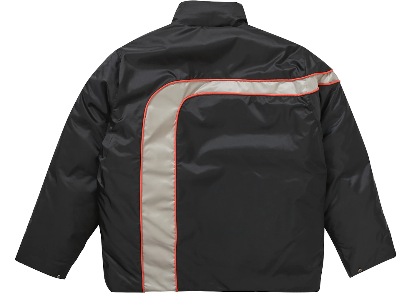 Supreme Stripe Puffer Jacket Black Men's - SS23 - US