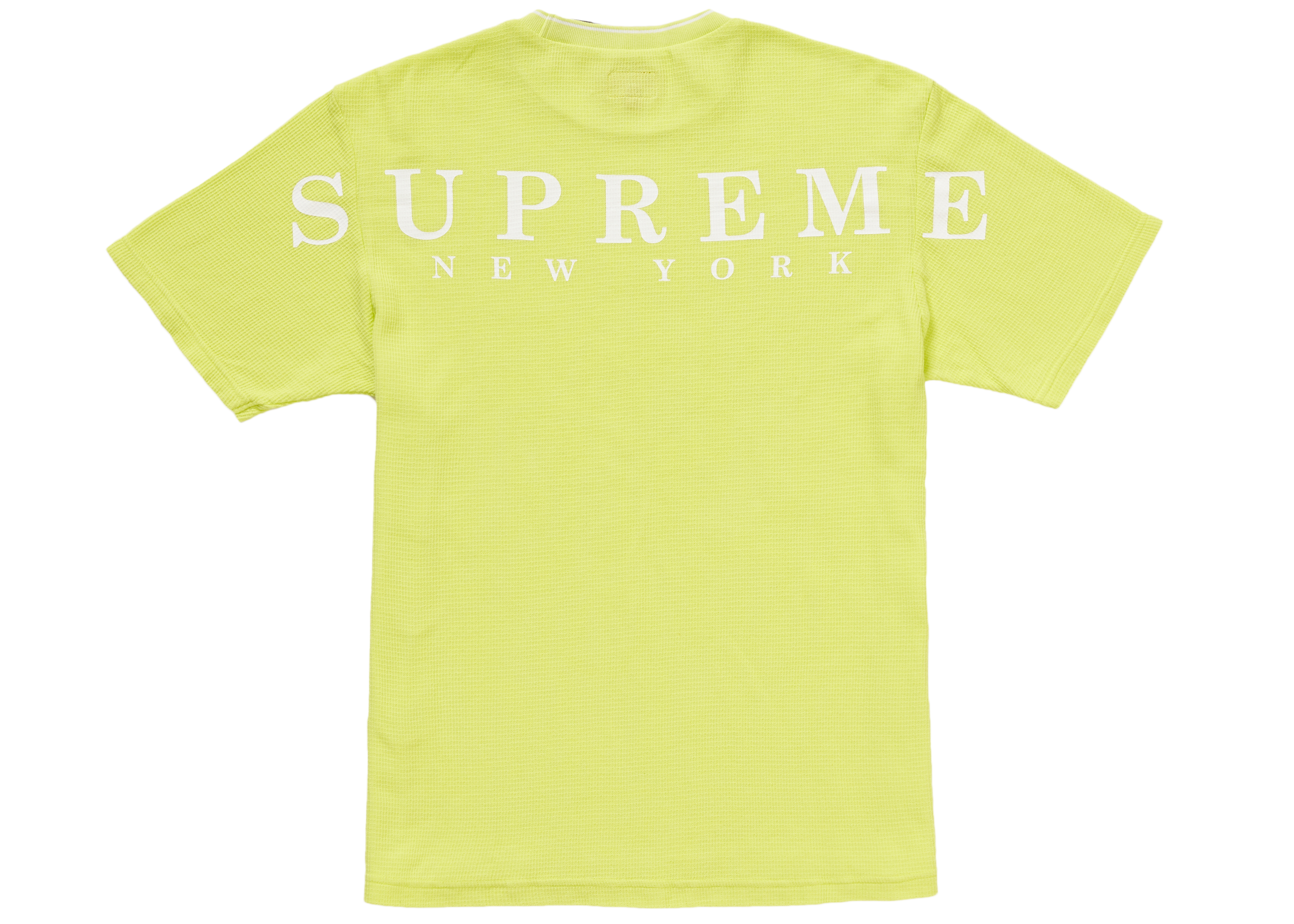 6160円 メンズSupreme Stripe Rib Waffle Top Pale Lime