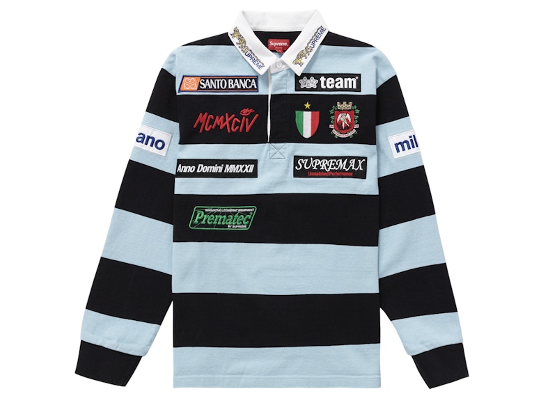 Supreme Stripe Rugby Black Men's - SS22 - US